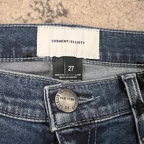 Current/Elliott The Stiletto Star Jeans in Flocked Star, 27 - Picture 2 of 6